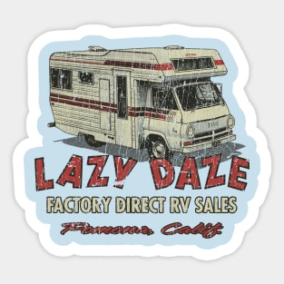 Lazy Daze 1956 Sticker